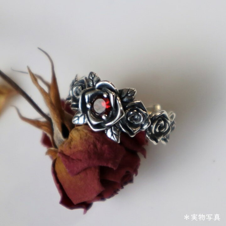 楽天市場】指輪 リング シルバー925 バラ リング ローズ 調整可能 薔薇 