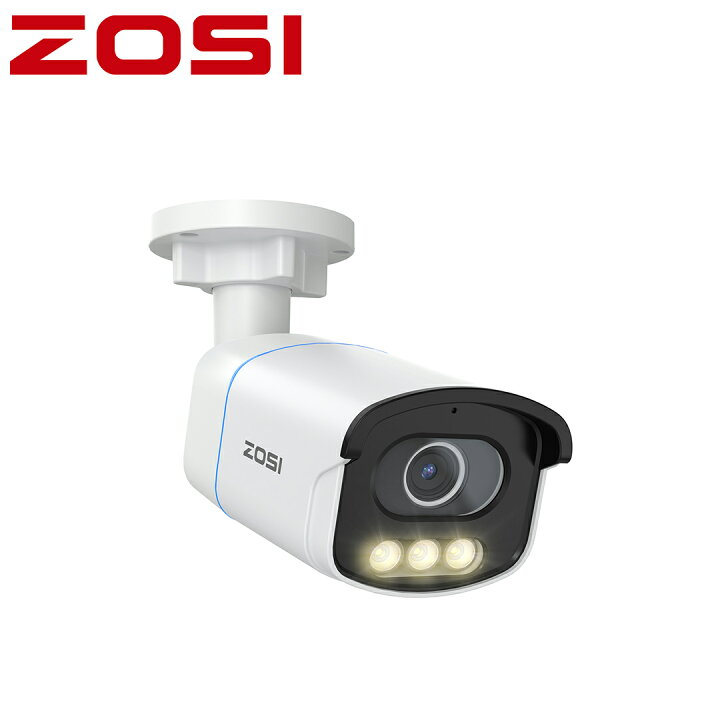 楽天市場】ZOSI 3K 500万画素 poe防犯カメラ Aurora Lux監視カメラ屋外 