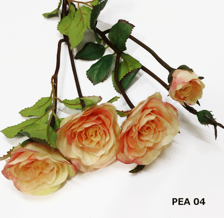 楽天市場】薔薇の花【造花】花径約2〜4.5cm 全長約45cm エクアドル
