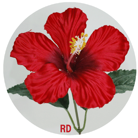 楽天市場 夏の造花 ハイビスカスピック Ve 6663 全長約25cm 花径約9cm 造花の店ａｚｕｍａ