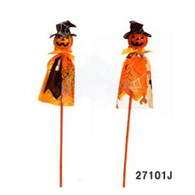 【ハロウィンドレスピック】(2色アソート/袋入)27101J-26人形部分高さ11×幅約4cm*