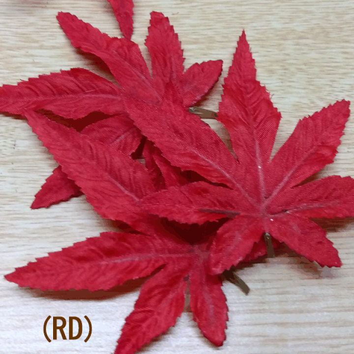 楽天市場】[お勧め商品]76枚ミニもみじリーフ4～7cm【秋の造花】落ち葉