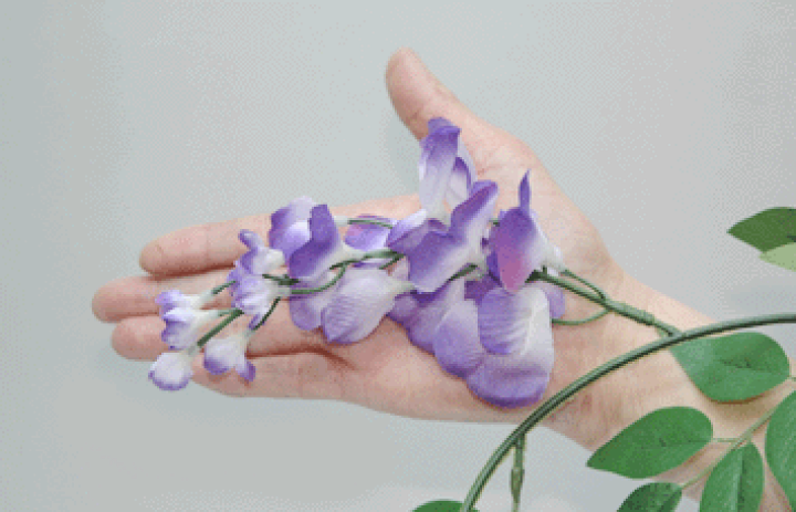 楽天市場】最短出荷 藤の蔦(ツタ) 180cm【造花】1本売 8房付 藤