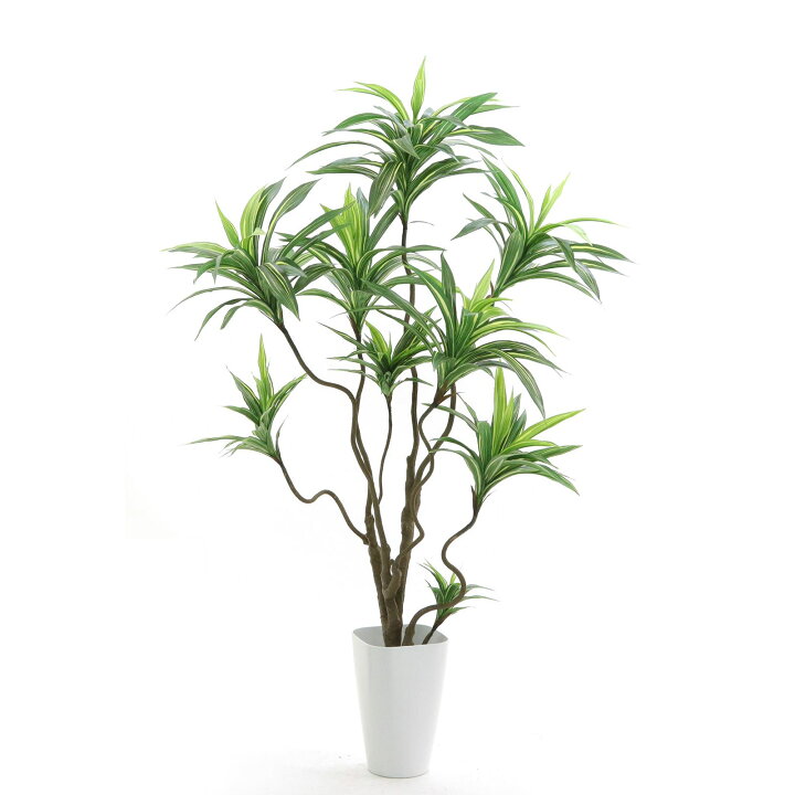 人工観葉植物 フェイクグリーン ドラセナ ワーネッキー 高さ約157 