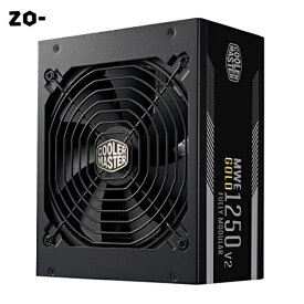 Cooler Master MWE GOLD 1250 - V2 ATX3.0 80PLUS GOLD準拠 12VHPWRポート搭載 1250W 大容量 PC電源ユニット MPE-C501-AFCAG-3JP PS1268