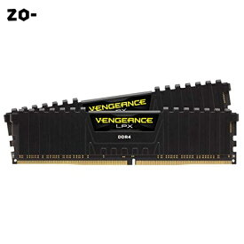 CORSAIR DDR4-2666MHz デスクトップPC用 メモリ VENGEANCE LPX シリーズ 64GB [32GB×2枚] CMK64GX4M2A2666C16