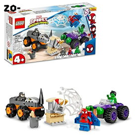 レゴ(LEGO) (R)マーベル スパイディとすごいなかまたち ハルクとライノのトラックたいけつ 10782 おもちゃ ブロック プレゼント スーパーヒーロー アメコミ 乗り物 のりもの 戦隊ヒーロー 男の子 女の子 4歳以上