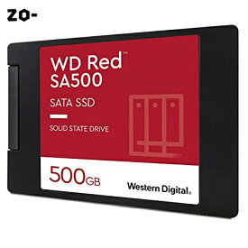 Western Digital ウエスタンデジタル WD Red SATA SSD 内蔵 500GB 2.5インチ (読取り最大 560MB/s 書込み最大 530MB/s) NAS WDS500G1R0A-EC SA50