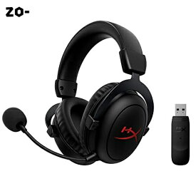 HyperX Cloud Core ワイヤレスゲーミングヘッドセット DTS Heapdhone:X 空間オーディオ 20時間長持ちバッテリー レッド PS4/PS5/PC/Switch 4P5D5AA