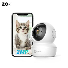 EZVIZ 防犯カメラ 1080P 屋内 監視カメラ WiFi ネットワークカメラ ペットカメラ ベビー 老人 ペット 見守り ウェブカメラ スマートナイトビジョン 動体検知 自動追跡 スマホ通知 双方向通話 取付簡単 スリープモード 2.