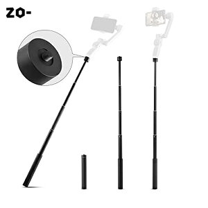 ZHIYUN �W���o�������|�[�� 29�C���`�������b�h �W���o���X�^�r���C�U�[�p ���߉\�Ȏ��B��_ 1/4�C���`�X���b�h�t�� DJI OM 6/5/4/ Smooth 5 Q3 4/GoPro Vlog Pocket/Go 2 EVO�A�N
