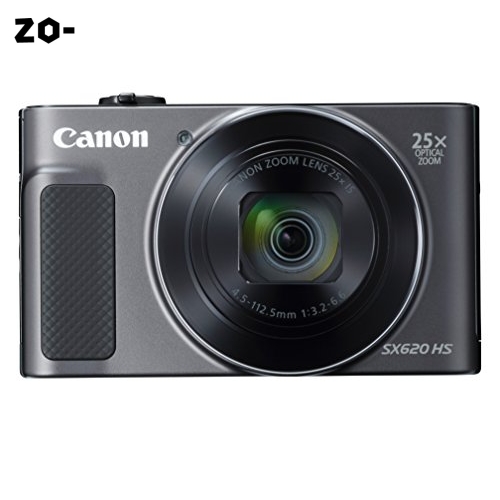 Canon コンパクトデジタルカメラ PowerShot SX620 HS ブラック 光学25倍ズーム Wi-Fi対応 PSSX620HSBK