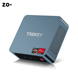 TRIGKEY ミニpc Speed S5 Pro AMD Ryzen 7 5800H(8 コアと 16 スレッド、 最大4.4 GHz、 Zen 3 アーキテクチャ) Mini PC 16GB DDR4 500GB M.2 NVME SS