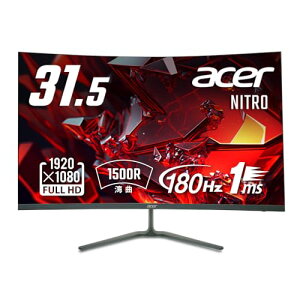 Acer Q[~Oj^[ Nitro 31.5C` p IPS  tHD 180Hz 1ms HDMI 2.0 DisplayPort Xs[J[ wbhz[q PC PS5 Xbox X|S VESA}EgΉ