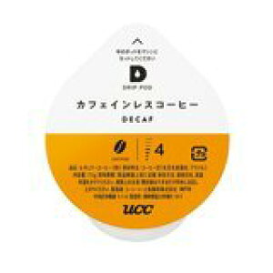 【3セット】UCC DRIP POD カフェインレスコーヒー 12カプセル入【C倉庫】
