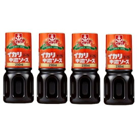 4本テーブル 中濃ソース 250ml 調味料 家庭用 万能 ソース ドレッシング ケチャップ ハンバーグ 揚げ物 野菜 肉 魚 海鮮 かけるだけ 和えるだけ 下味 隠し味 アレンジ自由 キャンプ BBQ 家族 一人暮らし