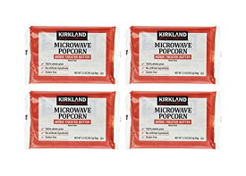 【お試し4袋セット】カークランド MICROWAVE ポップコーン 93.5g×4袋 （ グルテンフリー ）