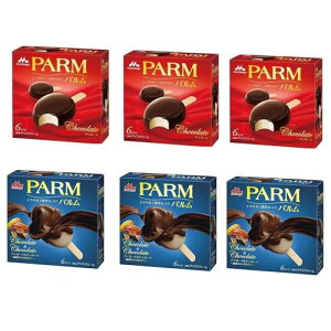 【2種×各3箱】森永乳業 PARM パルム <チョコレ-ト/チョコレート&チョコレート〜厳選カカオ仕立て〜> 55ml×36本セット アイスクリーム 冷凍 アイス とろけあう濃厚なコク 愛され続ける 定番