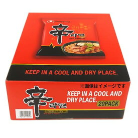 【まとめ買い】農心 辛ラーメン 20袋入 大容量 インスタントラーメン ピリ辛 韓国ラーメン 常備食 業務用