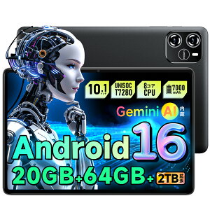 ��Android16�o�ꁦ�y�N�[�|����12,980�~�`�z�_�y�V1�ʁ^ �^�u���b�g 10�C���` ���r���[���T�t ����ӏ܂ɍœK 6000mAh��e�� Wi-Fi���f�� RAM12GB ROM64GB 1280*800�𑜓x IPS�t�� �y�� �l�b�g���� OTG�Ή� �^