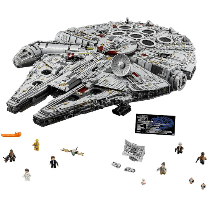 楽天市場】LEGO レゴ スターウォーズ ミレニアム・ファルコン 75192  