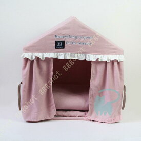 テント ペットハウス 犬小屋 猫ハウス 洗える 滑り止め ペットベッド 夏用 室内用 キャットベッド 休憩所 お姫様 ぐっすり眠れる かわいい 小型犬 インテリア