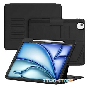 �A�C�p�b�h�G�A 13�C���` iPad Air / M2 / M3 / M4 �p �P�[�X �}�O�l�b�g�P�[�X�ɔ� �����Ռ��ی� 6�i�K�X�^���h�@�\ �y�����[ �I�[�g�X���[�v