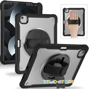 3�J���[ �A�C�p�b�h�G�A 11�C���` iPad Air / M2 / M3 / M4 �p �V�����_�[�X�g���b�v�t�� �P�[�X �ϏՌ� G�t�b�N���n���h�X�g���b�v 360°��]�X�^���h
