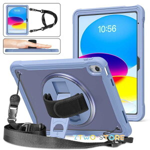 �A�C�p�b�h iPad ��10���� / iPad (A16) �p �V�����_�[�X�g���b�v�t�� �P�[�X �ϏՌ� G�t�b�N���n���h�X�g���b�v / �p�[�v��