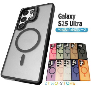 Galaxy S25 Ultra SC-52F SCG32�p MagSafe�����O �X�^���h�@�\ �w�ʃN���A�ی�P�[�X �����Y�ی� �J�o�[ �P�[�X �M�����N�V�[ �G�X25�E���g�� ��������
