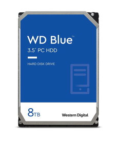 Western Digital 8TB WD ブルー PC ハードドライブ HDD - 5640 RPM SATA 6 Gb/s 128 MB キャッシュ 3.5インチ - WD80EAZZ