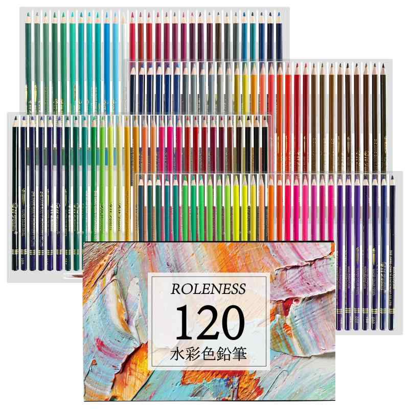 楽天市場】Roleness 色鉛筆 120色 子供 大人の塗り絵 色鉛筆セット