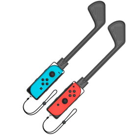 BingDi Nintendo Switch マリオゴルフ用のゴルフロッド マリオゴルフ用のコントローラー 大人と子供 ストラップ付き 2個セット