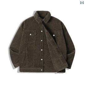 メンズ 冬 コート ジャケット 暖かい ファッション スタイリッシュ カジュアル 羊毛 ウール