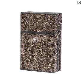 レトロ エジプトパターン シガレットケース シガーケース ポータブル シガレットボックス シガーボックス