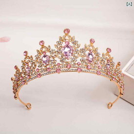 韓国 クラウン ヘッドアクセサリー 子供用 プリンセス バースデー ピンク 女の子 誕生日 お祝い ヘアクリッ クラウン キッズファッション