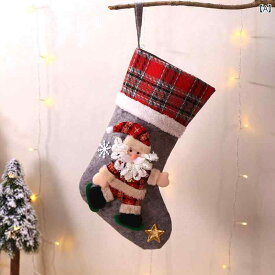 クリスマス 人形 靴下 クリスマスツリー 装飾 子供用 ギフトバッグ キャンディー ソックス サンタクロース 雪だるま 赤