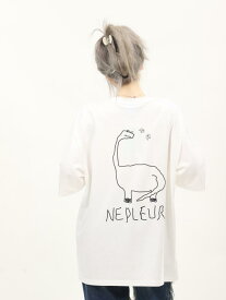 レディース 夏服 カップル 韓国 ファッション 恐竜 プリント 半袖 Tシャツ 半袖 トップス