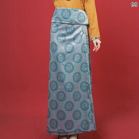 チベット 民族衣装 エスニック アジアンテイスト 伝統的 レトロ ファッション デイリー ライフウェア レディース
