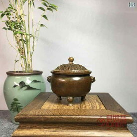 中国風 アクセサリー 置き物 アンティーク 職人 技 合金 コーティング レトロ 小さい 香炉 装飾品 彫刻 禅 金属 レトロ 香炉
