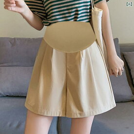 マタニティショーツ 夏 薄手 妊娠初期 ゆったり ワイドパンツ 大きいサイズ 五分丈パンツ 妊婦 腹部サポート ショートパンツ