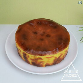 スイーツ 食品 サンプル リアル 見本 撮影 小道具 ディスプレイ 装飾品 フェイク 模擬 バスク チーズ ケーキ デザート