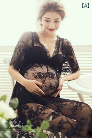 マタニティ フォト 衣装 おしゃれ 記念 写真 魅惑的 スタジオ 美しい 妊婦 アート フリーサイズ ワンピース セット スカート