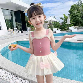 女の子 水着 ワンピース 速乾 かわいい スポーツウェア スカート アウトドア ガール プール 海 キッズ 衣料品 夏 子供