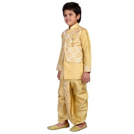 インド 伝統的 民族 衣装 男の子 リネン スーツ ドレス 誕生日 パフォーマンス 服 パキスタン スリーインワン 3点 セット ハイエンド レトロ ファッション