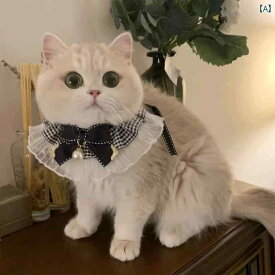 犬猫 ペット 用品 ファッション アクセサリー フリル 首輪 かわいい リボン スカーフ ネック バンド