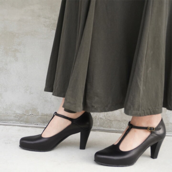 楽天市場】【日本製】【本革】【美脚】Tストラップパンプス PUMPS 