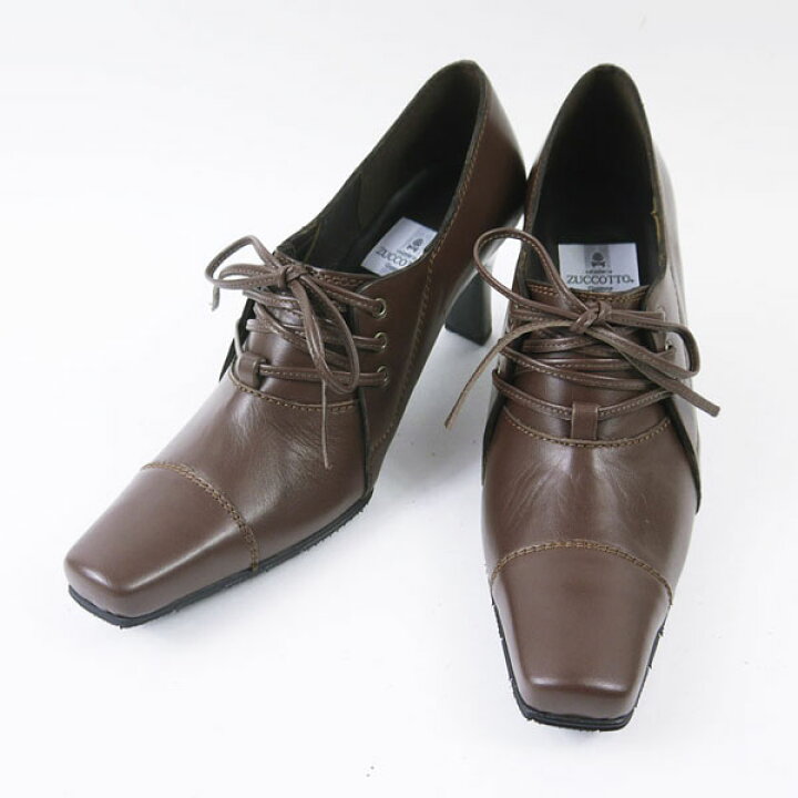 楽天市場】【日本製】【本革】レースアップパンプス PUMPS ブラウン 