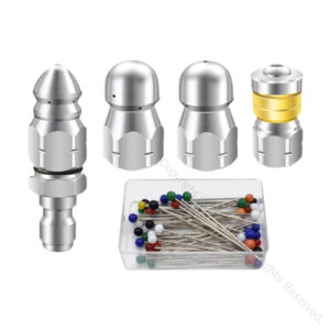 高圧洗浄機 洗浄キット 下水排水ノズル 1/4インチ NPTノズル 屋外ガーデン用 耐久性抜群 高圧対応 多用途 清掃作業用アクセサリーで効率アップ 127