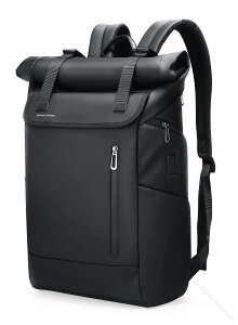 ビジネスリュック メンズ 大容量 20L 29L 拡張可能 ロールトップ バッグパック USB充電ポート付き YKK採用 アウトドア 撥水加工 17.3インチPC対応 通勤 通学 旅行 男女兼用 おしゃれで耐久性抜群
